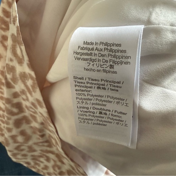 NWT J. Crew One shoulder ruffle dress animal print Size 2 - Picture 14 of 14